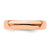 Sterling Silver Stackable Expressions Rose Gold-Tone Polished Ring, 4.25 mm - View 3
