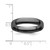 Ruthenium-Plated Sterling Silver Stackable Expressions Black-Plated Polished Ring, 4.25 mm - View 4