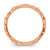 Sterling Silver Stackable Expressions Rose Gold-Tone Ring, 4.25 mm - QSK300 - View 2