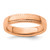 Sterling Silver Stackable Expressions Rose Gold-Tone Ring, 4.25 mm - QSK312