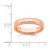 Sterling Silver Stackable Expressions Rose Gold-Tone Ring, 4.25 mm - QSK312 - View 4
