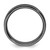 Ruthenium-Plated Sterling Silver Stackable Expressions Black-Plated Ring, 4.25 mm - QSK313 - View 2