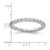 Rhodium-Plated Sterling Silver Stackable Expressions Diamond Ring, 2.25 mm - View 4