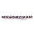 Rhodium-Plated Sterling Silver Stackable Expressions Amethyst Ring, 2.25 mm - QSK351 - View 3