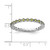 Rhodium-Plated Sterling Silver Stackable Expressions Peridot Ring, 2.25 mm - QSK357 - View 4