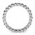 Rhodium-Plated Sterling Silver Stackable Expressions Lab-Created Sapphire Ring, 2.25 mm - QSK358 - View 2