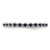 Rhodium-Plated Sterling Silver Stackable Expressions Lab-Created Sapphire Ring, 2.25 mm - QSK358 - View 3