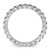 Rhodium-Plated Sterling Silver Stackable Expressions Pink Tourmaline Ring, 2.25 mm - QSK359 - View 2