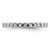 Rhodium-Plated Sterling Silver Stackable Expressions White Topaz Ring, 2.25 mm - QSK365 - View 3