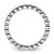 Rhodium-Plated Sterling Silver Stackable Expressions Citrine Ring, 2.25 mm - QSK372 - View 2