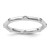 Rhodium-Plated Sterling Silver Stackable Expressions White Topaz Ring, 2.25 mm - QSK377