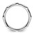 Rhodium-Plated Sterling Silver Stackable Expressions Peridot Ring, 2.25 mm - QSK381 - View 2