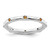 Rhodium-Plated Sterling Silver Stackable Expressions Citrine Ring, 2.25 mm - QSK384