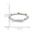Rhodium-Plated Sterling Silver Stackable Expressions Citrine Ring, 2.25 mm - QSK384 - View 4