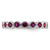 Rhodium-Plated Sterling Silver Stackable Expressions Lab-Created Ruby Ring, 3.5 mm - View 3