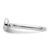 Rhodium-Plated Sterling Silver Stackable Expressions Oval Garnet Ring, 2.25 mm - View 3