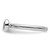 Rhodium-Plated Sterling Silver Stackable Expressions Cushion Cut Garnet Ring, 2.25 mm - View 3