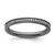 Ruthenium-Plated Sterling Silver Stackable Expressions & Diamonds Black-Plated Ring, 2.25 mm