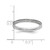 Rhodium-Plated Sterling Silver Stackable Expressions & Diamonds Polished Ring, 2.25 mm - View 4