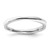 Rhodium-Plated Sterling Silver Stackable Expressions Twisted White Enameled Ring, 2.5 mm