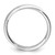 Rhodium-Plated Sterling Silver Stackable Expressions Twisted White Enameled Ring, 2.5 mm - View 2