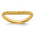 Sterling Silver Stackable Expressions Polished Gold-Tone Wave Ring, 2.25 mm