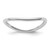 Sterling Silver Stackable Expressions Polished Rhodium-Plated-Plate Wave Ring, 1.5 mm - QSK714