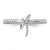 Rhodium-Plated Sterling Silver Stackable Expressions Dragonfly Ring, 2.5 mm - View 4