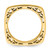 Sterling Silver Stackable Expressions Polished Gold-Tone Square Ring, 2.25 mm - QSK780 - View 2