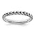 Sterling Silver Stackable Expressions Antiqued Ring, 2.5 mm - QSK798