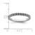 Sterling Silver Stackable Expressions Antiqued Ring, 2.5 mm - QSK800 - View 4