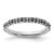 Sterling Silver Stackable Expressions Antiqued Ring, 2.5 mm - QSK803