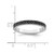 Rhodium-Plated Sterling Silver Stackable Expressions Marcasite Wedding Band, 3 mm - View 4