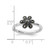 Rhodium-Plated Sterling Silver Stackable Expressions Marcasite Scalloped Ring, 2.25 mm - View 5