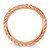 Sterling Silver Stackable Expressions Polished Pink-Plated Wave Ring, 1.5 mm - QSK828 - View 2