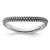 Sterling Silver Stackable Expressions Polished Antiqued Wave Ring, 2.25 mm