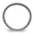Sterling Silver Stackable Expressions Polished Antiqued Wave Ring, 2.25 mm - View 2