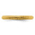 Sterling Silver Stackable Expressions Gold-Tone Domed Ring, 2.5 mm - QSK883 - View 3