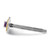 Rhodium-Plated Sterling Silver & 14K Two-Tone Gold Stackable Expressions Amethyst Ring, 2.25 mm - View 3