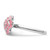 Rhodium-Plated Sterling Silver Stackable Expressions Enameled Carnation Ring, 2.25 mm - View 3