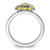Rhodium-Plated Sterling Silver Stackable Expressions Daisy Ring, 2.25 mm - View 2