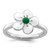 Rhodium-Plated Sterling Silver Stackable Expressions Hawthorn Ring, 2.25 mm