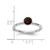 Rhodium-Plated Sterling Silver Stackable Expressions High 5 mm February Crystal Ring - View 5
