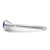 Rhodium-Plated Sterling Silver Stackable Expressions High 5 mm September Crystal Ring - View 3