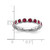 Rhodium-Plated Sterling Silver Stackable Expressions July Crystal Ring, 3.5 mm - View 4