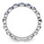 Rhodium-Plated Sterling Silver Stackable Expressions September Crystal Ring, 3.5 mm - View 2