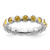 Rhodium-Plated Sterling Silver Stackable Expressions November Crystal Ring, 3.5 mm