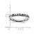 Sterling Silver Stackable Expressions Polished Enameled Sister Ring, 3.5 mm - View 4