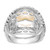 Shey Couture Sterling Silver Antiqued Cultured Freshwater Pearl and 0.1ct Diamond Ring - View 6