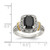Shey Couture Sterling Silver with 14K Accent Antiqued Black Onyx Ring - View 4